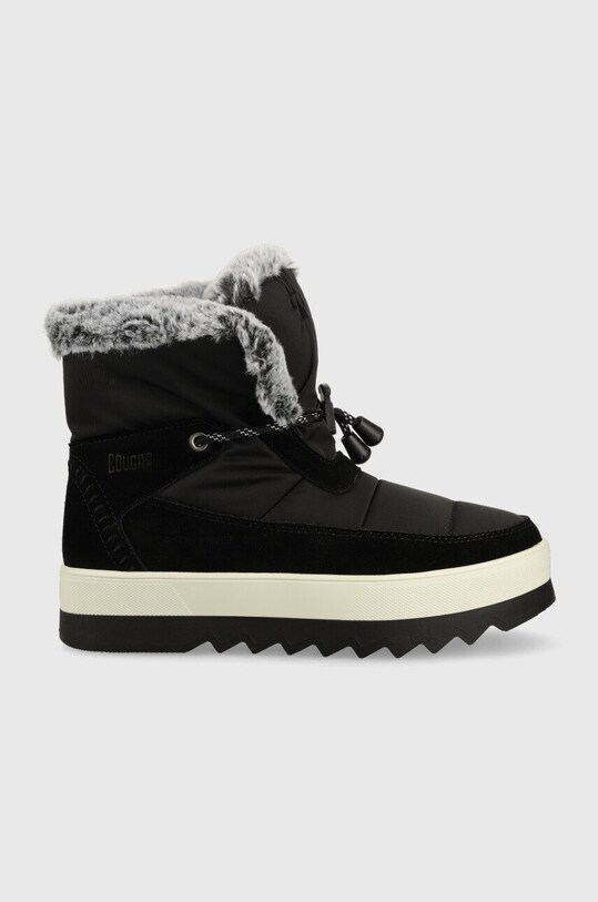 Μπότες χιονιού Cougar δέρμα σαμουά μαύρο Vibe.Suede.Nylon