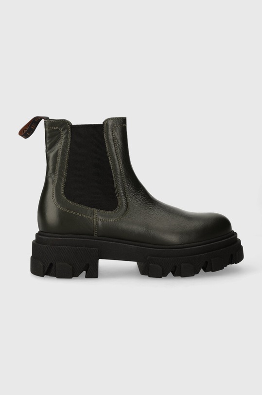 Charles Footwear ghete chelsea de piele Mey neizolat verde Mey