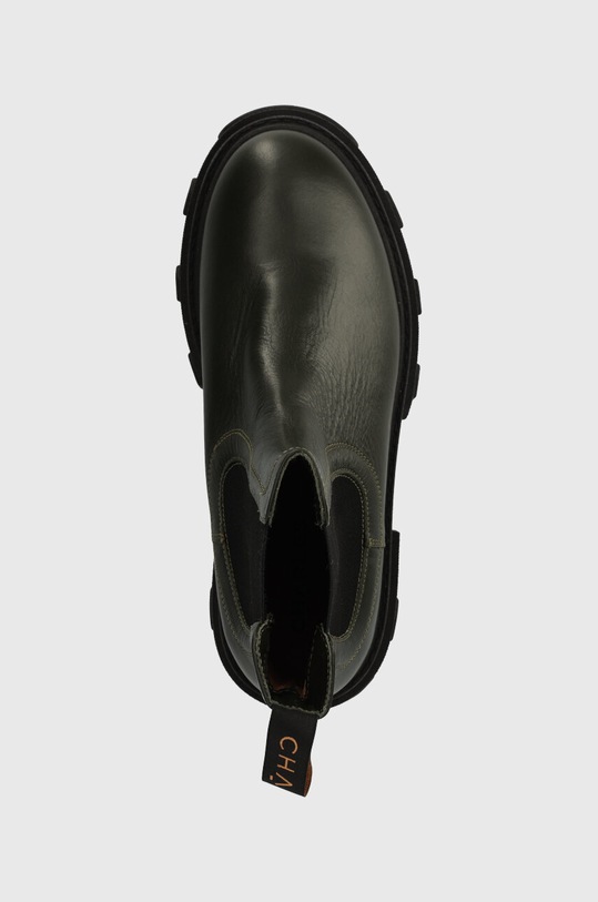 Charles Footwear ghete chelsea de piele Mey verde Mey
