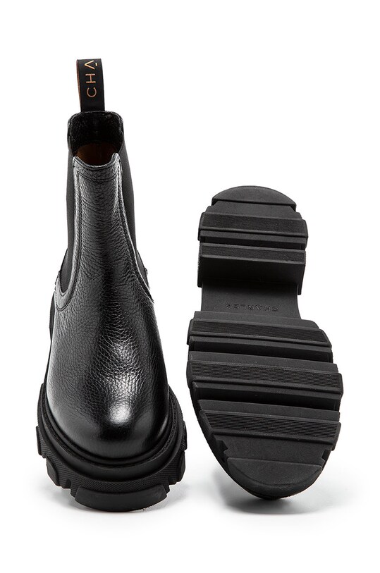 Kožené topánky chelsea Charles Footwear čierna Mey