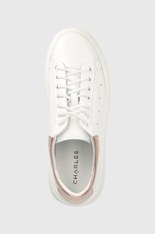 Charles Footwear sneakersy skórzane biały Lara