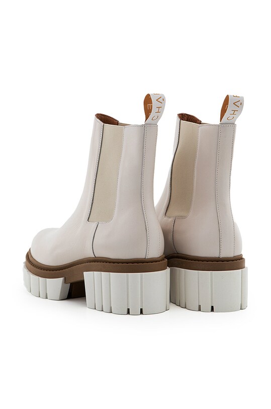 Kožne gležnjače Charles Footwear Saline bež