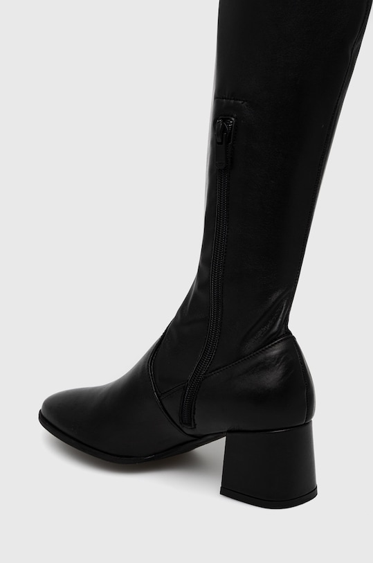 Wojas kozaki skórzane 7101351 czarny ZW22