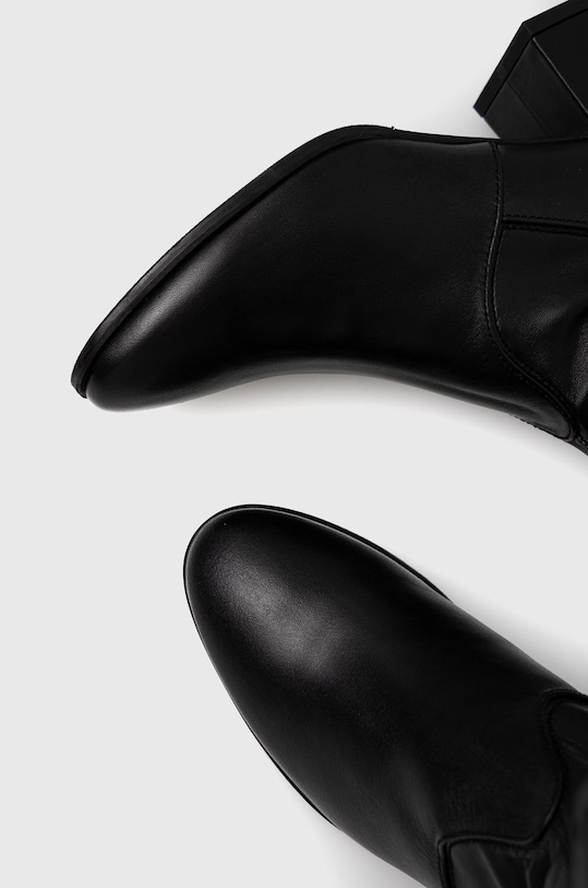 Wojas kozaki skórzane czarny 7101351