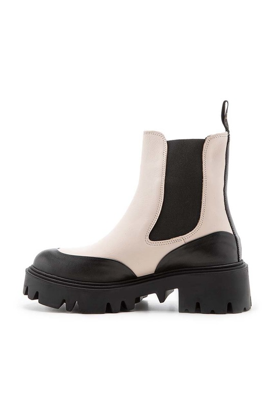 Charles Footwear sztyblety skórzane Sophia Sophia beżowy