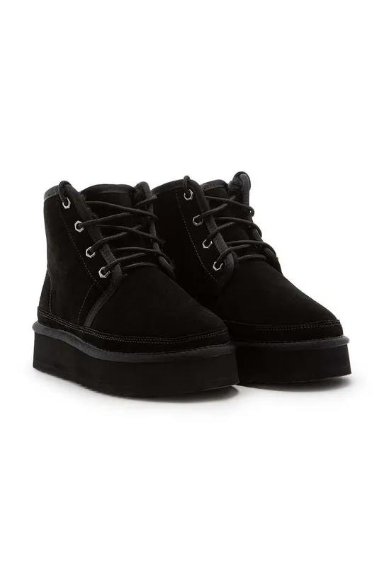 Charles Footwear śniegowce zamszowe Grace Grace czarny ZW22