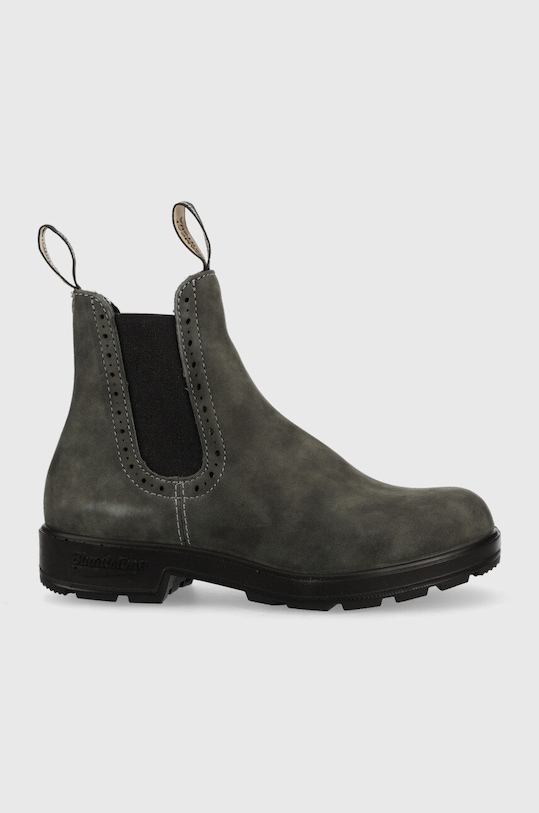 Σουέτ μπότες τσέλσι Blundstone 1630 φλατ γκρί 1630.RusticBlack