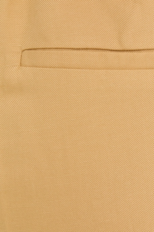 Nohavice s prímesou ľanu Herskind béžová 4433840