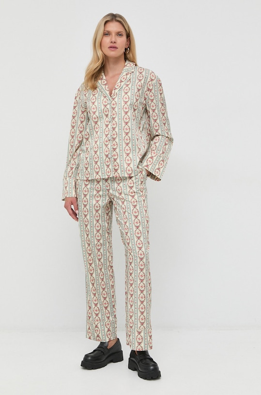 Nohavice Notes du Nord 12787 béžová ZW22