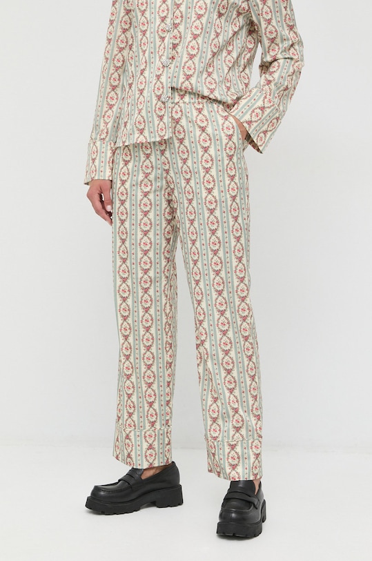 Notes du Nord pantaloni drept multicolor 12787