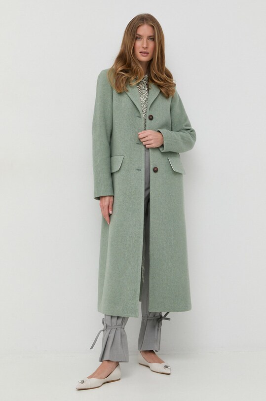 Παντελόνι από μείγμα μαλλιού Beatrice B 22FA1735TWILL γκρί ZW22