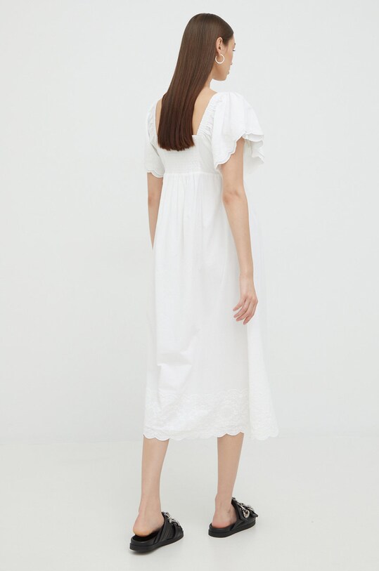 Notes du Nord sukienka bawełniana 12742 biały ZW22