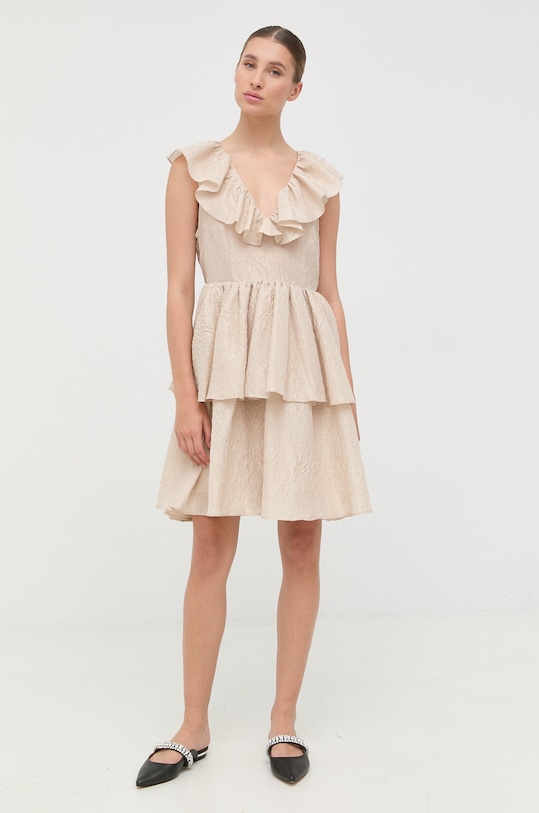 Custommade sukienka 999387430 beżowy ZW22