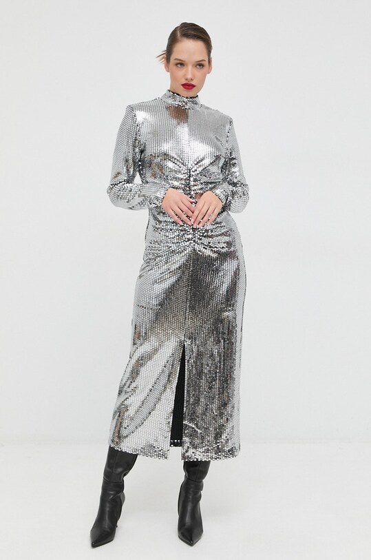 Notes du Nord sukienka Ezra 13007. srebrny ZW22