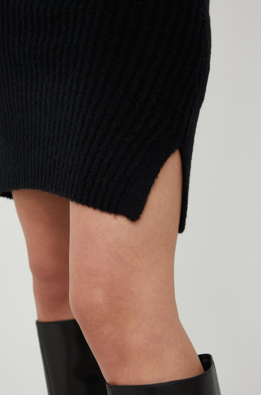 Herskind sukienka wełniana 4517886 czarny