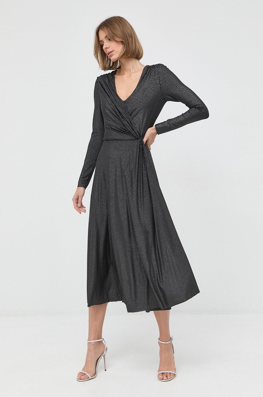 Nissa vestito midi nero RS13592