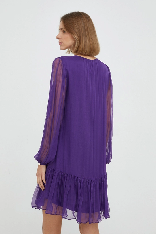 Îmbrăcăminte Nissa rochie de matase RS13461 violet