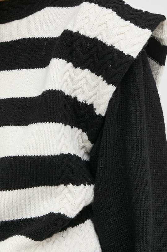 Notes du Nord sweter wełniany 12881 czarny