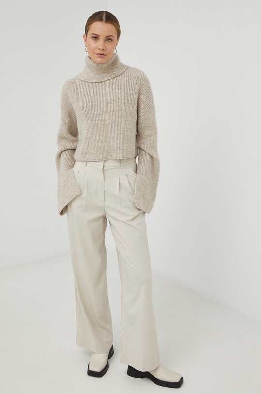 Herskind pulover de lana 4509750 bej ZW22