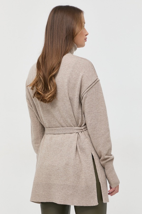 Odzież Beatrice B sweter wełniany 22FA8283CORE beżowy