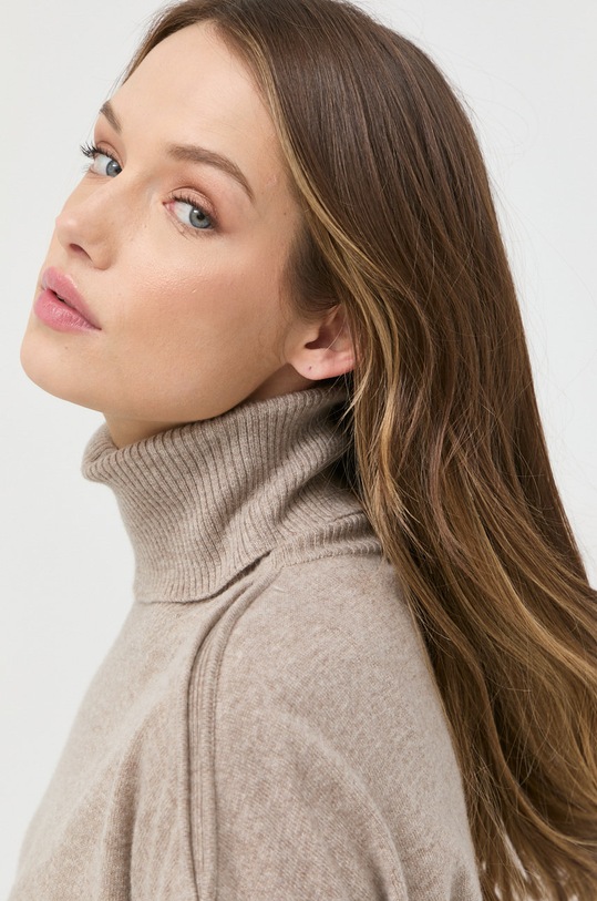 Beatrice B sweter wełniany beżowy 22FA8283CORE
