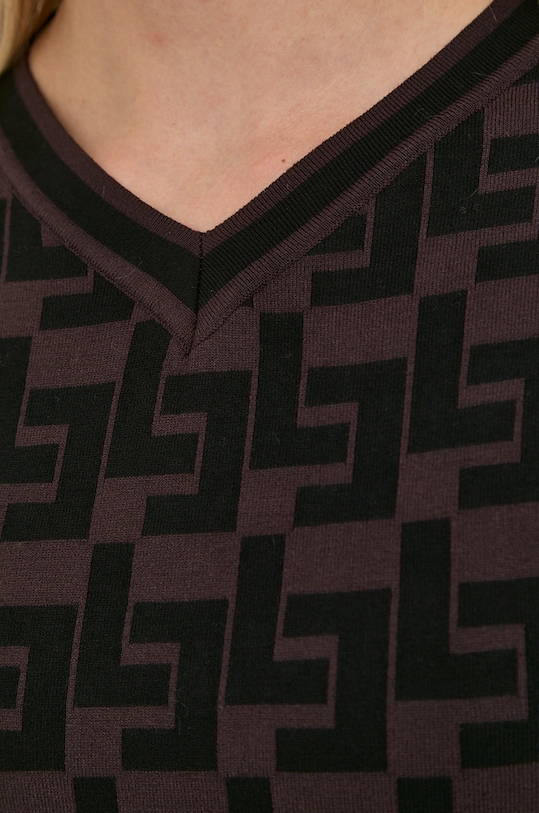 Liviana Conti sweter L2WF32 brązowy