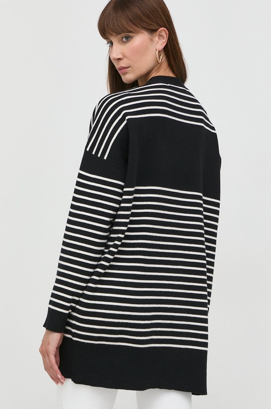 Oblečení Svetr s příměsí vlny Silvian Heach PGA22074CD černá