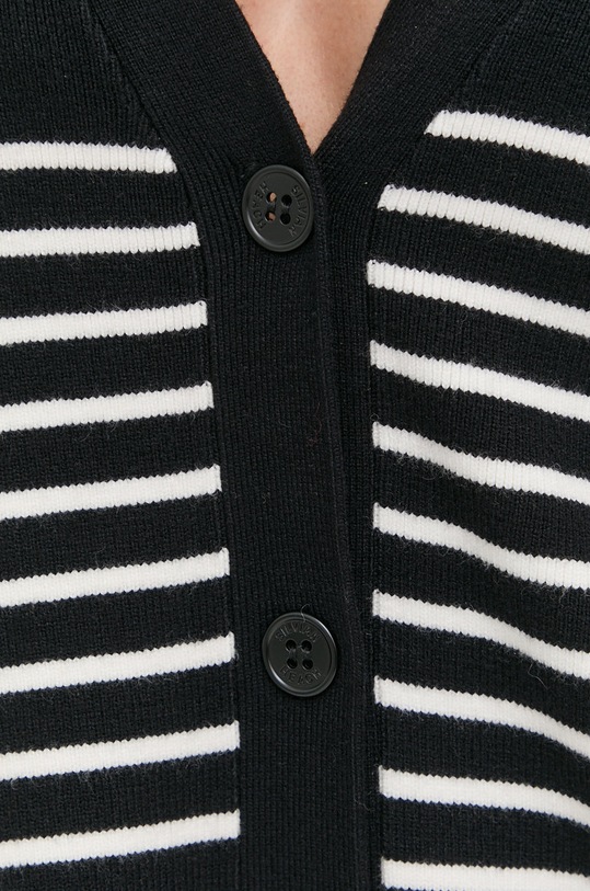 Svetr s příměsí vlny Silvian Heach PGA22074CD černá