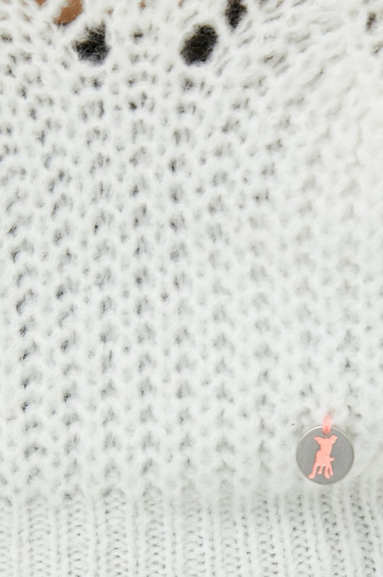 Frieda & Freddies sweter z domieszką wełny 8330 biały
