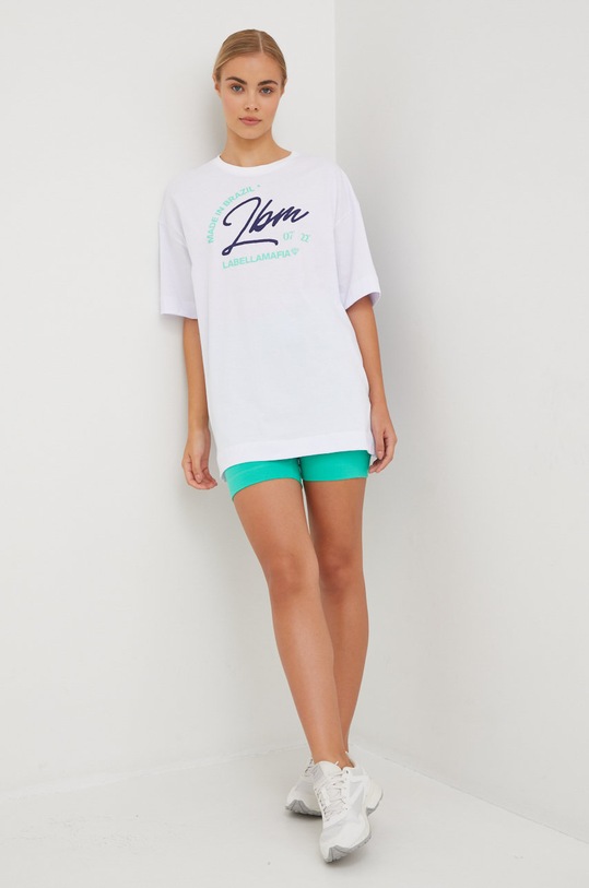 LaBellaMafia pantaloni scurti 25566 verde ZW22