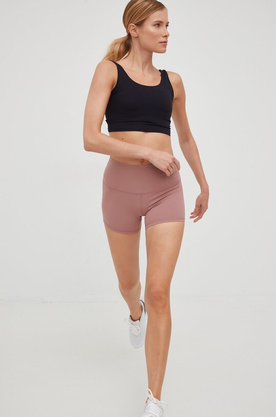 JOYINME pantaloni scurți de yoga Rise tricotaj roz Szorty.Rise