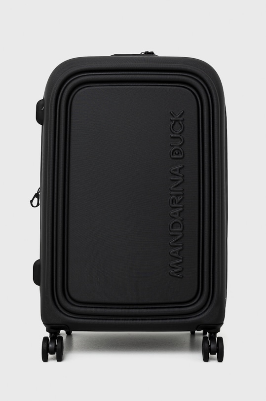 Mandarina Duck walizka LOGODUCK + 76x36x33 cm mieści A4 czarny P10SZV32