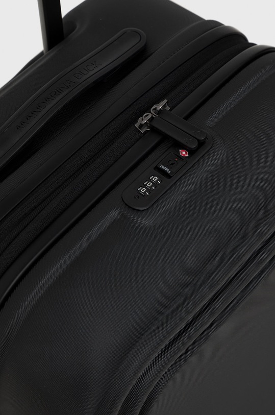 Mandarina Duck walizka LOGODUCK + 76x36x33 cm czarny P10SZV32