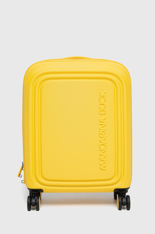 Mandarina Duck walizka LOGODUCK + 76x36x33 cm mieści A4 żółty P10SZV54