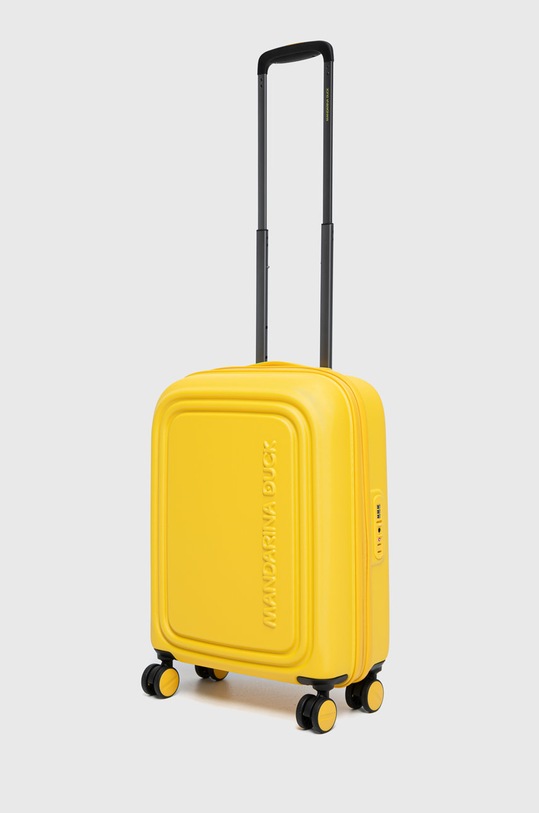 Mandarina Duck walizka LOGODUCK + 76x36x33 cm P10SZV54 żółty SS24