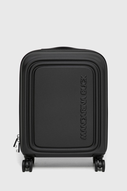 Mandarina Duck walizka LOGODUCK + 76x36x33 cm mieści A4 czarny P10SZV54