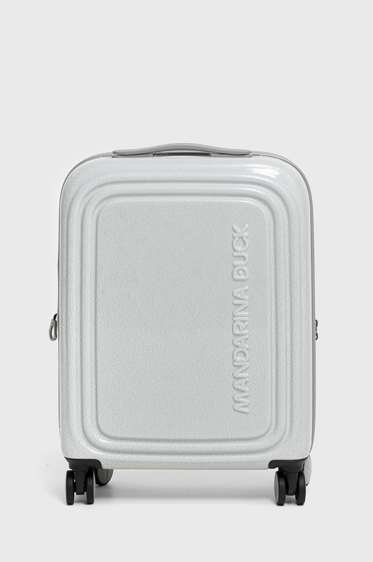 Mandarina Duck walizka LOGODUCK+ GLITTER 76x36x33 cm mieści A4 szary P10GXV24