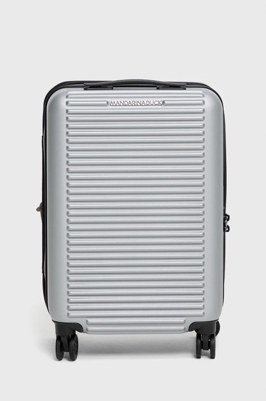 Kufr Mandarina Duck TANK CASE hladký stříbrná P10FSV21