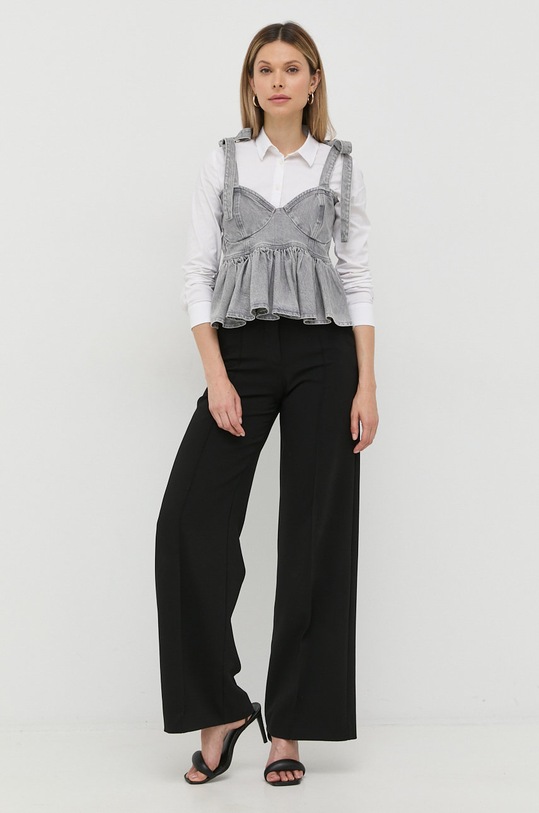 Custommade bluzka jeansowa 999448102 szary ZW22