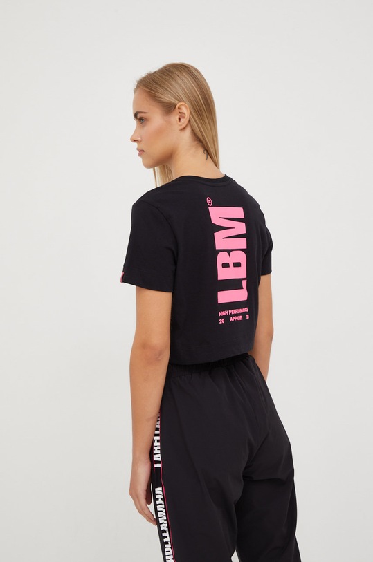Odzież LaBellaMafia t-shirt bawełniany 25869 czarny