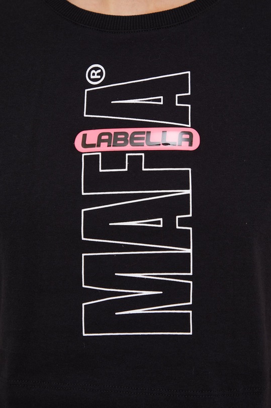 LaBellaMafia t-shirt bawełniany 25869 czarny