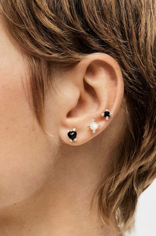 Strieborné náušnice Tous 3-pak strieborná 1004013500