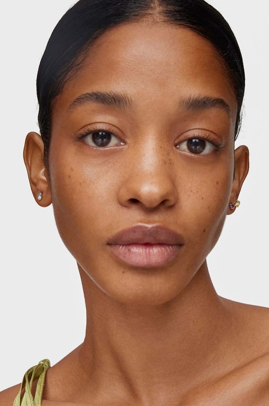 Tous kolczyki ze srebra pokrytego złotem 3-pack Sugar Party 1004027800