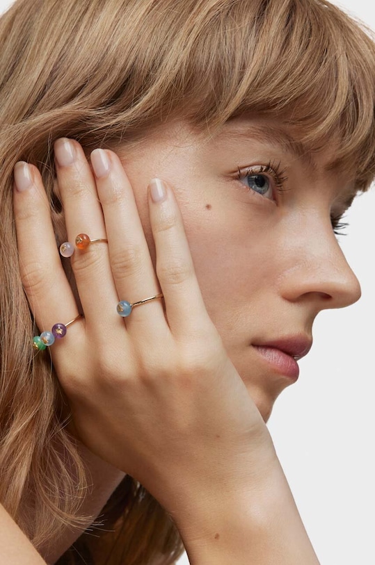 Akcesoria Tous pierścionek złoty 14 Balloon 1004036114 złoty