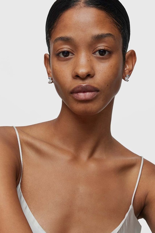 Srebrne naušnice Tous 1004006700 srebrna ZW23