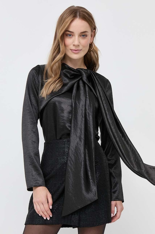 Silvian Heach bluzka regular czarny CVA23194BL