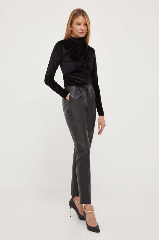 Silvian Heach bluza CVA23067TS negru ZW23