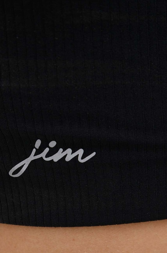 Modrček za jogo JOYINME Heat Ribbed črna Stanik.Heat.Ribbed