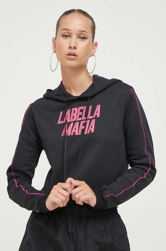 LaBellaMafia bluza print negru LB.28183