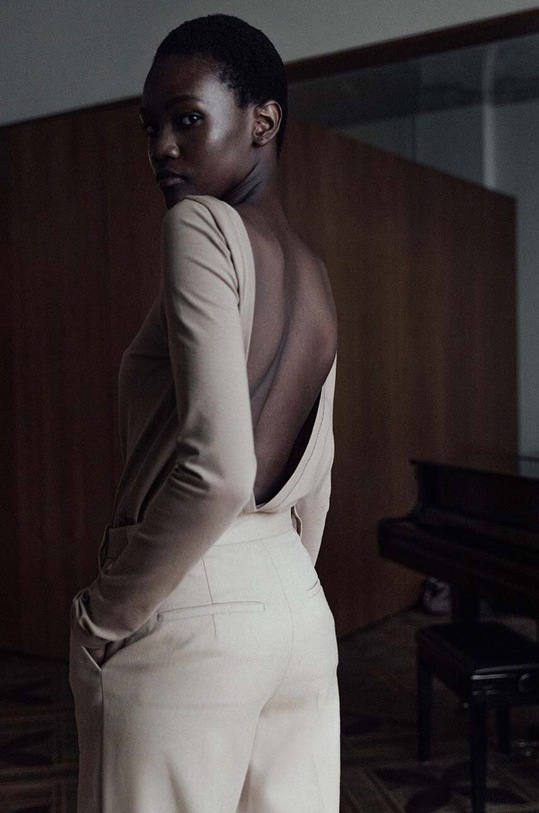 MUUV. longsleeve din bumbac longsle.BACKRENROUTE.pe maro